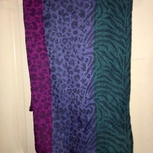 Zebra infinity scarf